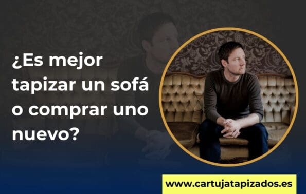 tapizar un sofá o comprar uno nuevo